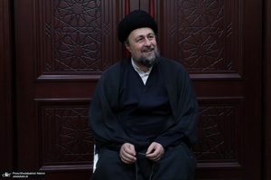دیدار آیت‌ الله سید حسن خمینی با خانواده‌های معظم شهدا