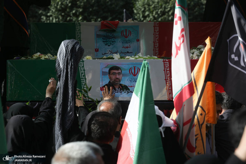 مراسم تشییع شهدای جنگ تحمیلی رژیم صهیونیستی در تهران-2