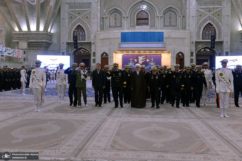 تجدید میثاق فرمانده و پرسنل نیروی دریایی ارتش جمهوری اسلامی ایران با آرمان‌های امام خمینی(س)