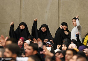 دیدار شرکت‌کنندگان در مسابقات بین‌المللی قرآن با رهبر معظم انقلاب