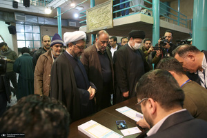 حضور سید حسن خمینی در انتخابات مجلس شورای اسلامی و مجلس خبرگان رهبری