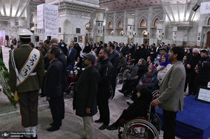 تجدید میثاق افراد دارای معلولیت و خدمتگزارن آنان با آرمان حضرت امام خمینی (س)