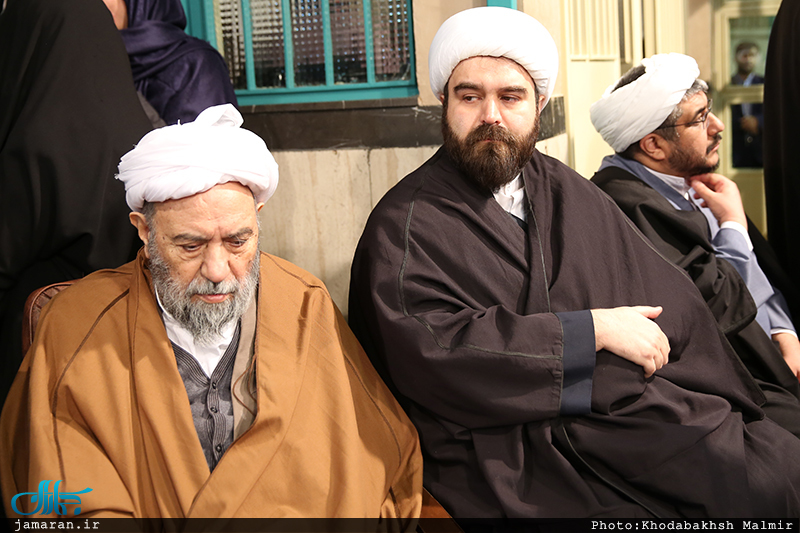 مراسم وداع با پیکر آیت الله هاشمی رفسنجانی در حسینیه جماران