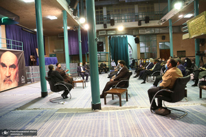 دیدار دبیر کل و اعضای حزب مردم سالاری با سید حسن خمینی