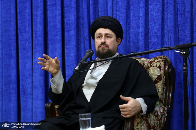 دیدار رئیس و اعضای شورای عالی استان ها با سید حسن خمینی