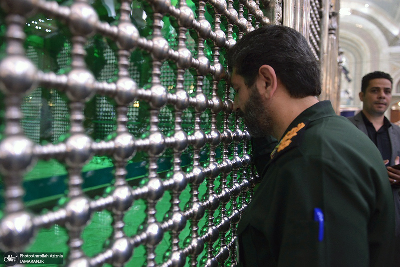 تجدید میثاق فرمانده و پرسنل قرارگاه شهید فهمیده با آرمان های حضرت امام خمینی (س)