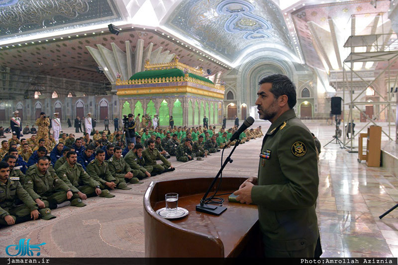 تجدید میثاق ورزشکاران ارتش با آرمان های حضرت امام خمینی(س)