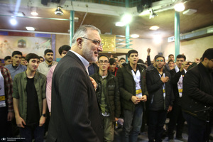 مراسم مجمع عالی بسیج دانش آموزی در حسینیه جماران