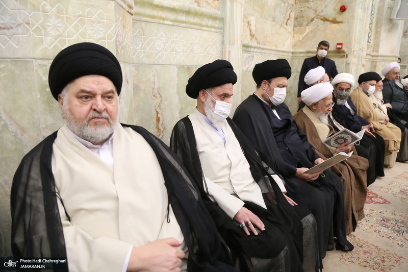 مراسم بزرگداشت همسر آیت الله جوادی آملی در مسجد اعظم قم