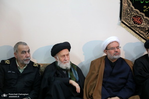 عزاداری در بیوت مراجع عظام تقلید و علما در سالروز شهادت حضرت فاطمه(س)
