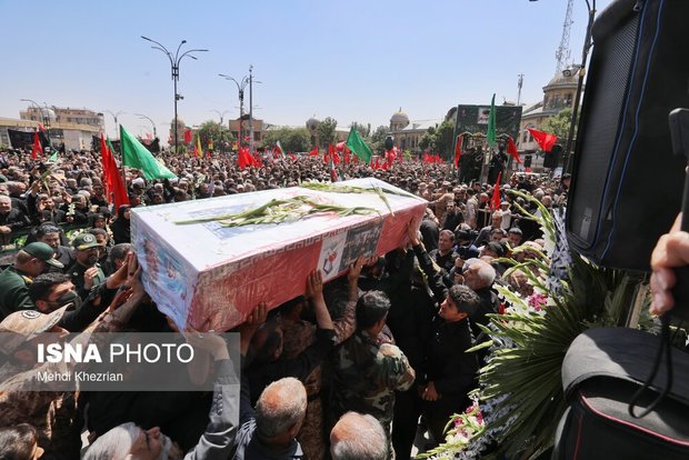 گزارش تصویری/ تشییع پیکر سپهبد شهید علی شادمانی در همدان