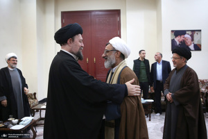 دیدار دبیر شورای عالی انقلاب فرهنگی  باسید حسن خمینی