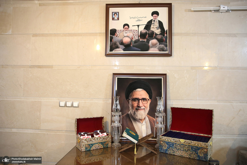 حضور سید حسن خمینی در منزل حجت الاسلام و المسلمین شهید خطیب