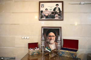 حضور سید حسن خمینی در منزل حجت الاسلام و المسلمین شهید خطیب