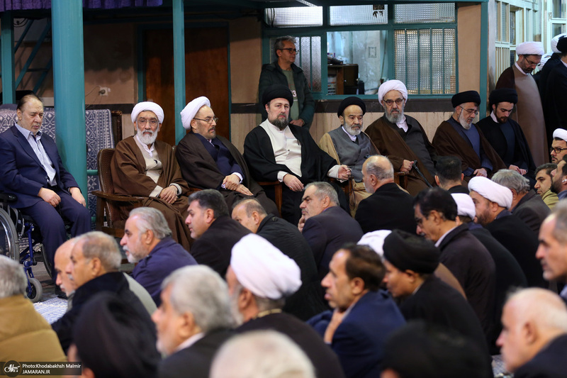 مراسم ختم مرحوم حجت الاسلام و المسلمین صالحی منش در حسینیه جماران