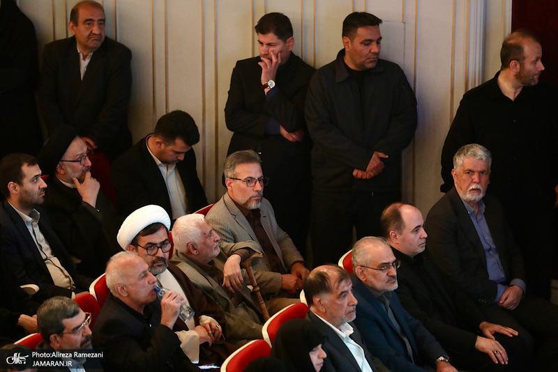مراسم چهلمین روز شهادت دکتر علی لاریجانی در تالار وحدت