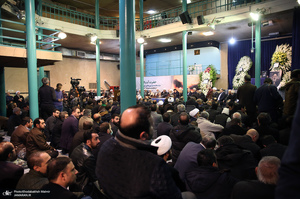 مراسم بزرگداشت آیت الله موسوی بجنوردی (ره) در حسینیه جماران - 3