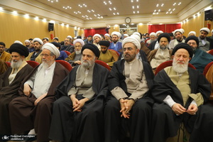 مراسم رونمایی از نرم افزار مجموعه آثار آیت الله العظمی صافی گلپایگانی (ره)