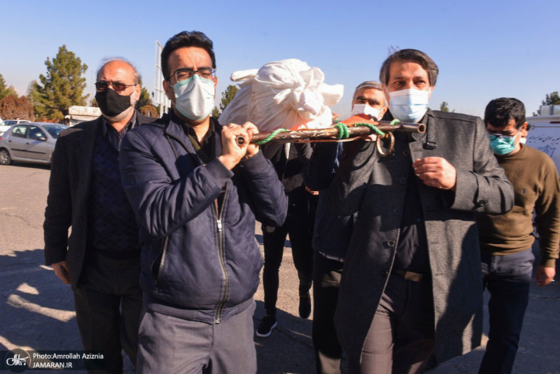 مراسم تشییع و خاکسپاری مرحوم حجت الاسلام و المسلمین سید رضا حسینی امین