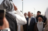 مراسم سالگرد شهید رئیسی در نجف اشرف با حضور سید علی خمینی و سخنرانی امام جمعه بغداد (3)