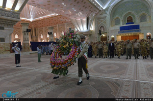 تجدید میثاق فرماندهان و دانشجویان دانشگاههای افسری آجا‎ با آرمان های حضرت امام