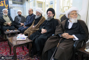 مراسم سالگرد ارتحال آیت الله العظمی فاضل لنکرانی در قم