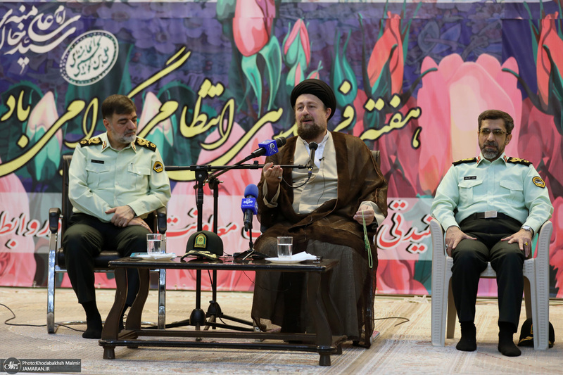 مراسم تجدید میثاق فرماندهان و کادر فراجا با آرمان‌های امام راحل
