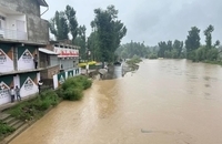 تصاویری از وضعیت سیل‌زده در کشمیر هند (1)