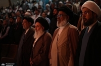 مراسم سالگرد شهید رئیسی در نجف اشرف با حضور سید علی خمینی و سخنرانی امام جمعه بغداد (25)