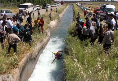 یک پسر نوجوان قزوینی در کانال آب غرق شد