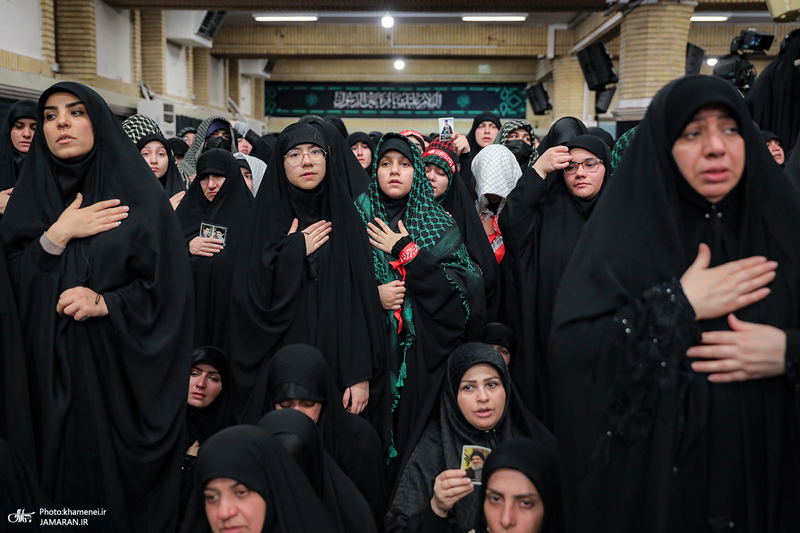 دومین شب مراسم عزاداری حضرت فاطمه‌زهرا (س) در حسینیه امام خمینی