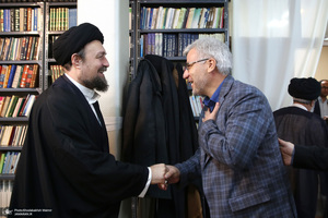 دیدار دست اندرکاران هفته فرهنگی بر استان آفتاب با سید حسن خمینی