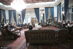 دیدار مجمع روحانیون مبارز و مجمع محققین حوزه علمیه قم با سید حسن خمینی