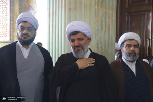 تشییع مرحوم آیت الله عباسعلی سلیمانی (ره) در حرم مظهر حضرت معصومه (س)