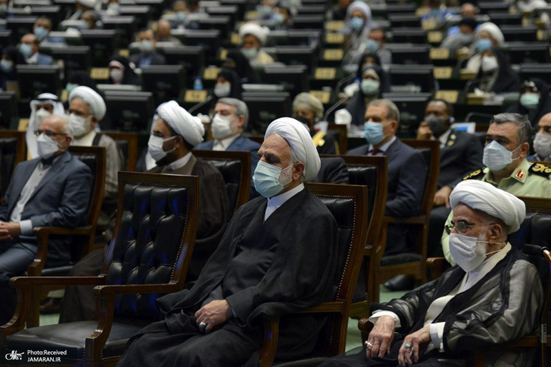 مراسم تحلیف حجت الاسلام و المسلمین رئیسی در مجلس شورای اسلامی