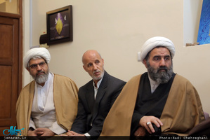 دیدار معاون محترم تبلیغ و امور فرهنگی حوزه علمیه با سید علی خمینی