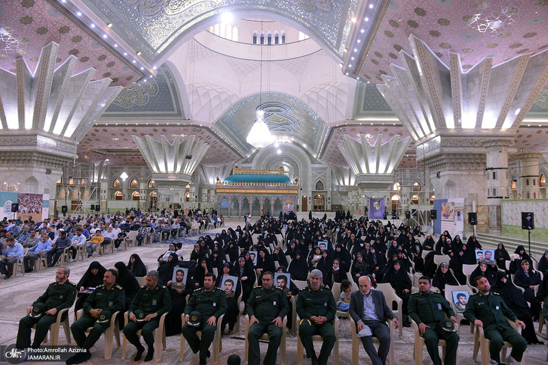 تجدید میثاق خانواده معظم شهدای سازمان حفاظت اطلاعات سپاه با آرمان های حضرت امام خمینی (س)