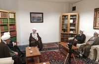 دیدار اعضای شورای سیاستگذاری همایش وکلای شرعی امام خمینی(س) با آیت‌الله سبحانی