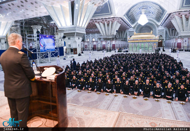 تجدید میثاق فرماندهان و  کارکنان نیروی دریایی ارتش با آرمان های حضرت امام(س)