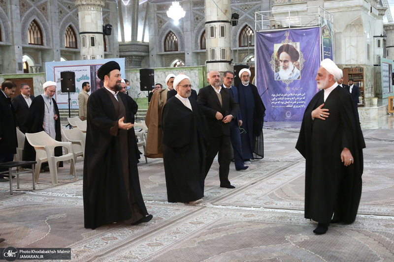 تجدید میثاق رئیس قوه قضائیه و مسئولان عالی قضایی با آرمان‌های حضرت امام خمینی (س)