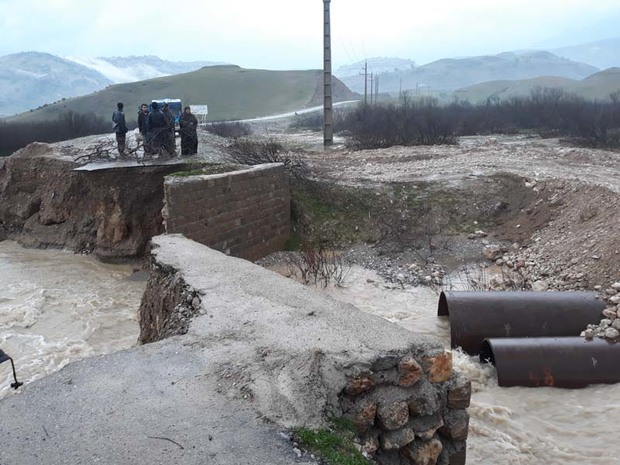 راه ارتباطی 22روستای اندیکا با مرکز شهرستان بسته شد