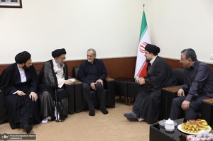 دیدار رئیس جمهوری با آیت الله سید حسن خمینی