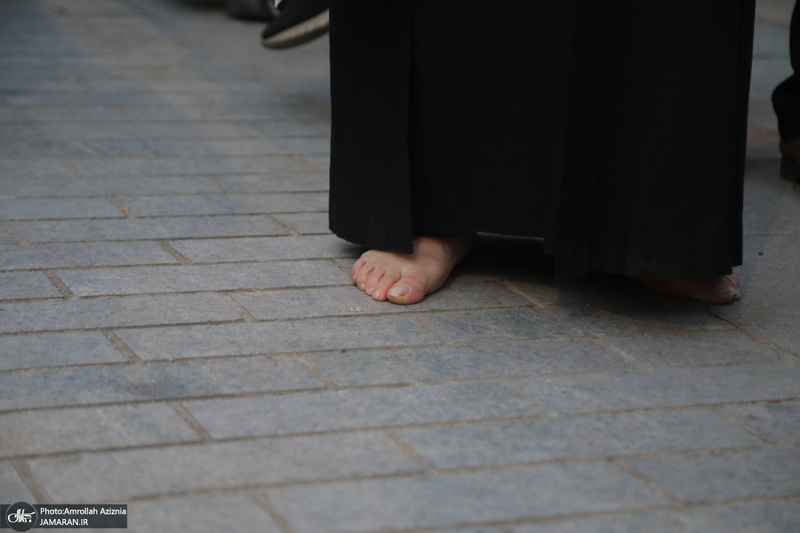 دسته عزاداری شهادت حضرت علی (ع) با حضور آیت‌الله العظمی وحید خراسانی