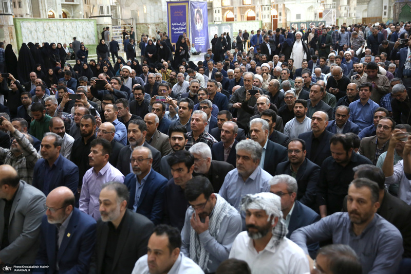 تجدید میثاق وزیر، مدیران و کارکنان وزارت علوم تحقیقات و فناوری با آرمان های امام