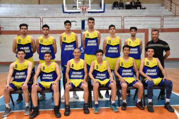 تیم بسکتبال فرش مشهد نایب قهرمان کشور شد
