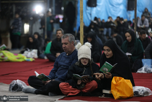 مراسم شب بیست و سوم ماه مبارک رمضان در امام زاده پنج تن لویزان