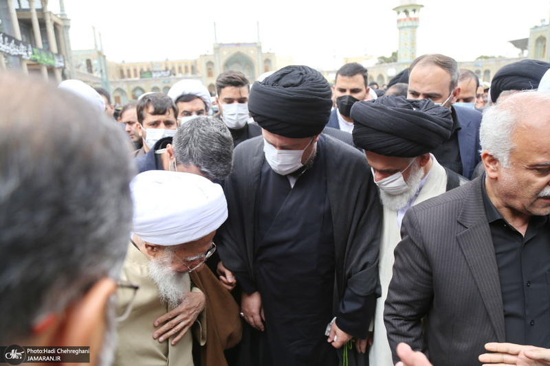 مراسم تشییع و تدفین همسر آیت الله جوادی آملی