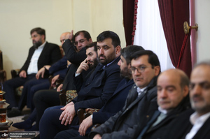 دیدار شهردار و اعضای شورای شهر تهران با سید حسن خمینی