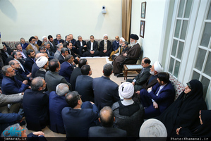 دیدار نوروزی جمعی از مسئولان کشور با رهبر معظم انقلاب 