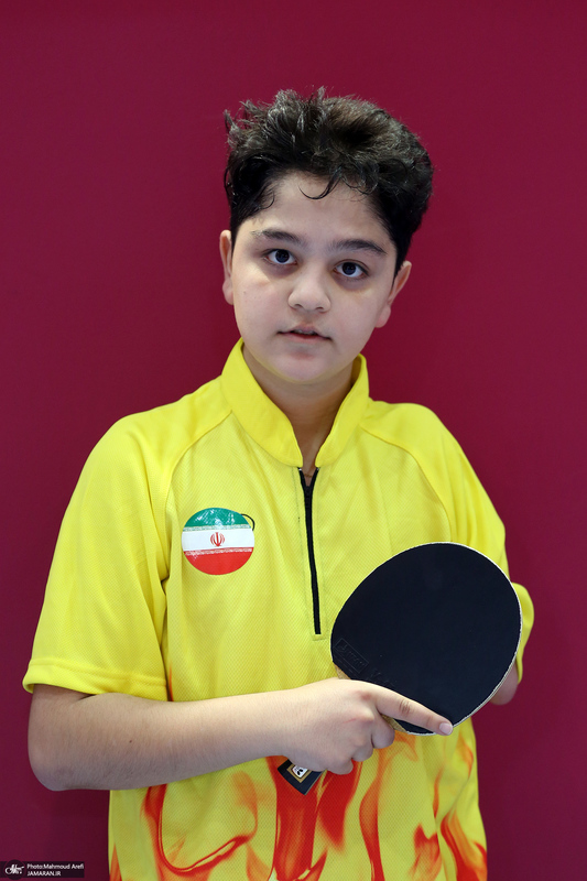 اعضای تیم تنیس روی میز دخرتان و پسران ایران در  رقابت‌های پاراآسیایی 2021 بحرین